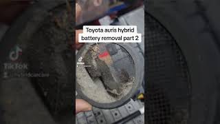 Toyota auris hybrid battery replacement [upl. by Hahnke]