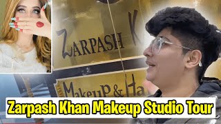 Zarpash Khan Makeup Studio Full Tour  mdvlogs9337 [upl. by Viole]