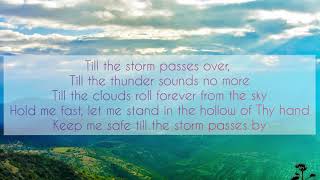 Till the storm passes by  Instrumental with Lyrics [upl. by Hussein]