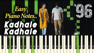 96 BGM Kadhale Kadhale Piano Cover  Android Piano  96 Bgm Cover [upl. by Ardith199]