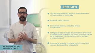 Educación Bucodental para pacientes con prótesis dental [upl. by Hayikaz974]