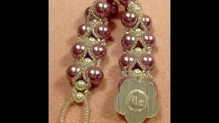 Criss Cross Pearls Bracelet Tutorial [upl. by Noseimaj]