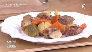 Recette  Le Baekeoffa  la potée alsacienne [upl. by Atsilac]