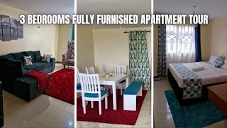 3 BEDROOMS FULLY FURNISHED HOUSE TOUR SERENE HOMES [upl. by Galitea]