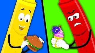 emotions song  nursery rhymes  original song  crayons  kids songs  baby videos [upl. by Yllac]