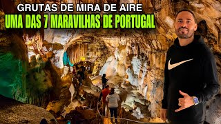 GRUTAS DE MIRA DE AIRE  UMA DAS 7 MARAVILHAS NATURAIS DE PORTUGAL Conrado Vlogs [upl. by Belldas]