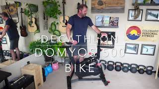 Decathlon Domyos 500 Spin Bike  Indoor Fitness Exercise Bike [upl. by Cira]