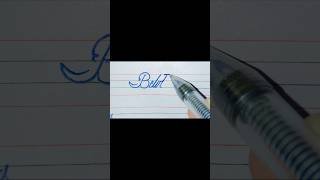 Belot write ✍️ in beautiful cursive style calligraphy handwriting [upl. by Epilef]