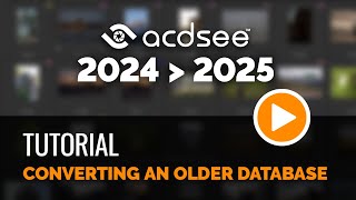 Converting an older ACDSee Database [upl. by Llyrehc]