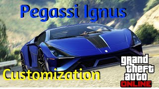 Pegassi Ignus Customization And Review GTA online [upl. by Zara44]