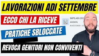 ASSEGNO DI INCLUSIONE SETTEMBRE 2024 lavorazioni arrivate [upl. by Illene]