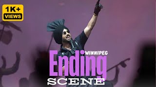 Diljit Dosanjh made History at Canada Life Centre Best ending live [upl. by Oballa453]