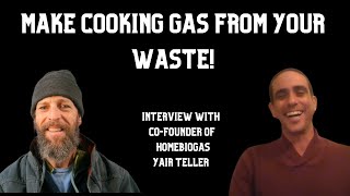 Home Biogas for cooking and fertilizer  Interview w CEO Yair Teller  Regenerative Living Podcast [upl. by Relly]