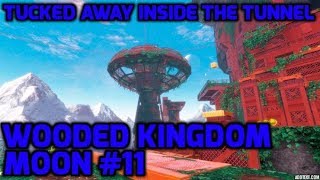 Super Mario Odyssey  Wooded Kingdom Moon 11  Tucked Away Inside the Tunnel [upl. by Ellimaj983]