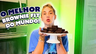 COMO FAZER O MELHOR BROWNIE FIT DO MUNDO VirginiaNaCozinha [upl. by Filippo210]