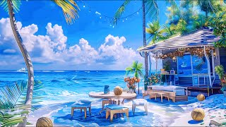 Tranquil Start with Positive Beach Bossa Nova Music  Morning Jazz Delight with Tropical Ambience [upl. by Amador]