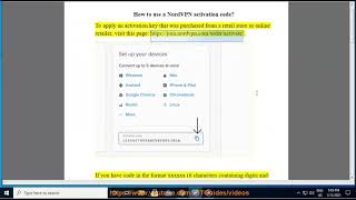 Use a NordVPN activation code 2024 updated [upl. by Gauthier]