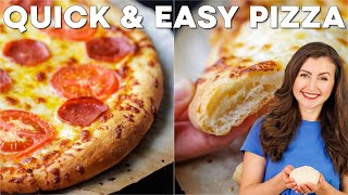 Easy Pizza Dough Tutorial From Scratch in Under 2 Hours [upl. by Mcferren]