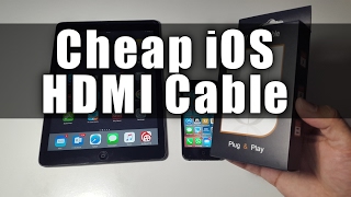 Cheap Lightning Digital AV HDMI Cable for iPhone iPads [upl. by Guillaume]