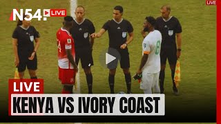 Kenya vs Ivory Coast LIVE  Kenya Cote d’Ivoire share the spoils in World Cup qualifier– News54 [upl. by Nnayd]