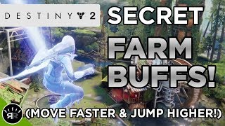 Destiny 2  How to Get Secret Buffs at The Farm  Move Faster amp Jump Higher [upl. by Lynnet939]