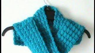 Crochet Riddle Stitch Scarf [upl. by Antons]