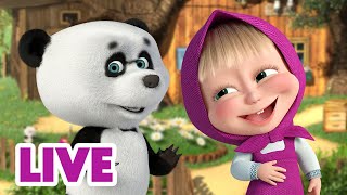 🔴 LIVE STREAM 🎬 Masha and the Bear 👯‍♂️ Partners in Pranks 🎉🤪 [upl. by Gorton]