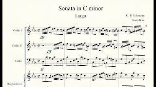 Telemann  Trio Sonata in C minor TWV 42c1 [upl. by Sancho]