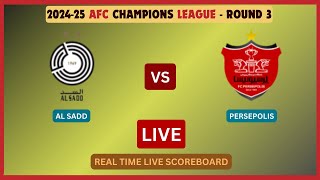 Al Sadd Vs Persepolis LIVE Score UPDATE 202425 AFC Champions League Soccer Football Oct 21 2024 [upl. by Yrocaj]