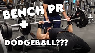 Bench PR  Anabolic Dodgeball session NOT REALLY [upl. by Airotnes]