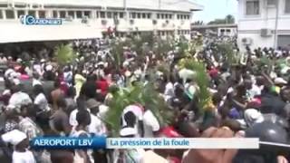 Gabon  André Mba Obame  Lultime marche vers laéroport  Gabonews [upl. by Enetsirhc]