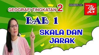 GEOGRAFI TINGKATAN 2 BAB 1SKALA DAN JARAK [upl. by Perloff]