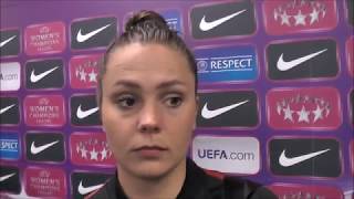 Lieke Martens na FC Barcelona  Olympique Lyonnais op 28032018 [upl. by Berard162]