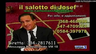 Il mago cartomante Josef mentre risponde ad una telefonata in tv 6° [upl. by Stoddart]