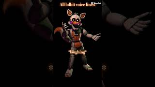 All Lolbit voice lines  Fnaf [upl. by Dlonra]