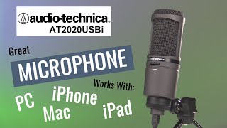 AudioTechnica AT2020USBi Mic Review [upl. by Anneliese]