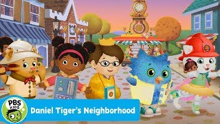 Daniel Tigers Neighborhood  The Dress Up Day Parade  PBS KIDS [upl. by Neelhtak]