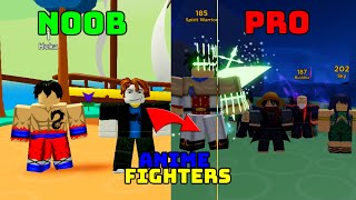 IM BACK NOOB TO PRO IN ANIME FIGHTERS SIMULATOR EPISODE 1 PART 12 WE GOT AMAZING FIGHTERS [upl. by Nico]