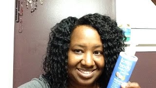 NEW Lottabody Moisturize Me Curl and Style Milk DEMO REVIEW  Relaxer Natural Hair [upl. by Camden]