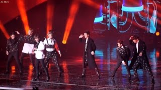 161226 엑소 EXO  Monster 몬스터 음향사고 당황하는 멤버들 전체 직캠 Fancam 2016 가요대전 by Mera [upl. by Hillhouse]