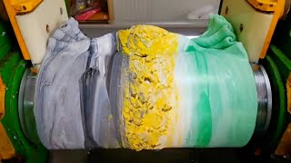 Silicone rubber color mixing  Oddly satisfying silicone color mixing [upl. by Ecinue]