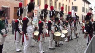 RIEVOCAZIONE STORICA NAPOLEONICA DEL 1796  BANDA MUSICALE FRANCESE  CHERASCO CN 28  4  2013 [upl. by Nnyleak674]