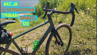 Akcja serwisowa gravela  Rower Triban gravel 120 z decathlona [upl. by Froma]