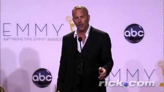 Kevin Costner about Hatfield amp McCoys Backstage at the Emmys [upl. by Anifur]