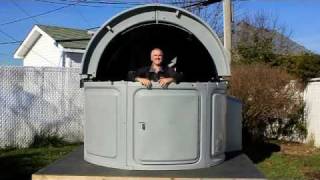 André Vaillancourt opening his SkyShed POD with POD Visor [upl. by Macrae]