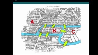 02Caminhos Eulerianos O problema das sete pontes [upl. by Enoob]