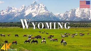 Wyoming 4K Ultra HD • Stunning Footage Wyoming Scenic Relaxation Film with Calming Music [upl. by Robaina]