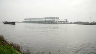 Binnenvaartschip Poolzee op het Noordzeekanaal [upl. by Porta]