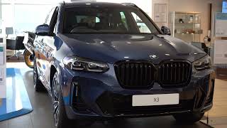 BMW X3 xDrive 20d Phytonic Blue metallic  Halliwell Jones [upl. by Aicital]