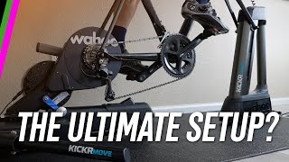 Wahoo KICKR MOVE  KICKR CLIMB  The Ultimate Pain Cave Setup [upl. by Enriqueta]